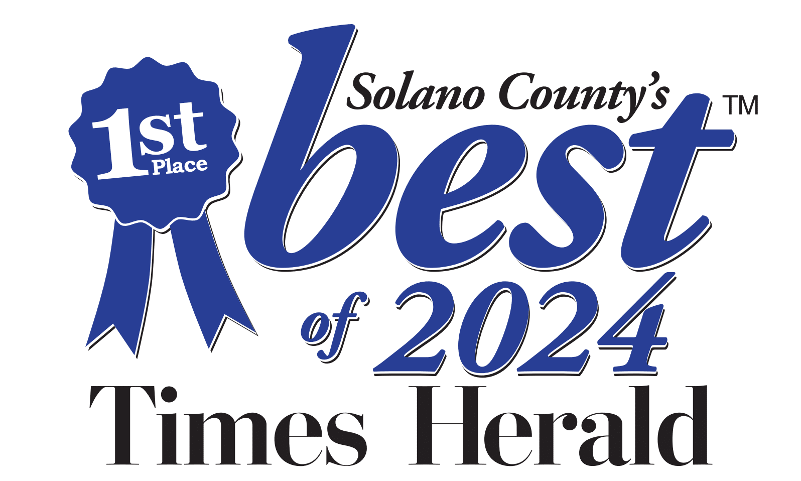 Solano County's Best of 2024 Times Herald 1st Place Award